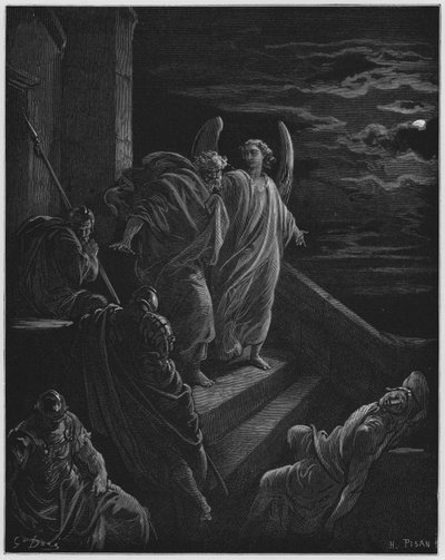 Saint Peter Delivered from Prison by Gustave Dore